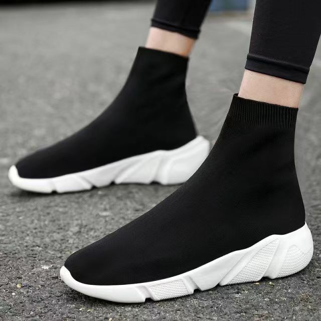 Fashion New Socks Running Shoes Women's Sneakers Sports Shoes for Women Man Breathable Casual Elasticity Platform Vulcanize Ankle Boots