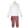Shanks Cosplay RED Movie Version Top and Bottom Set Косплей Событие Красные Волосы Shanks Костюм Рождество Аниме Хэллоуин Маскировка Школьный Фестиваль Унисекс