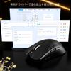 ATTACK SHARK X1 Wireless Gaming Mouse with Bluetooth, Ultra-Lightweight, 49g, 3-Mode PAW3395PRO, RGB Charging Dock, 40K DPI, 1000Hz, 100 Million
