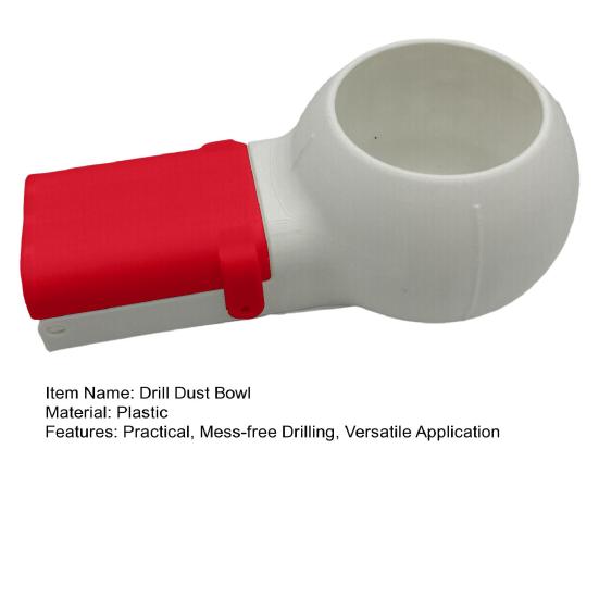 Hole Saw Dust Bowl Drill Dust Catcher with Collection Box Hole Saw Dust Collection Bowl for Ceiling Cutting Work And Drilling Works