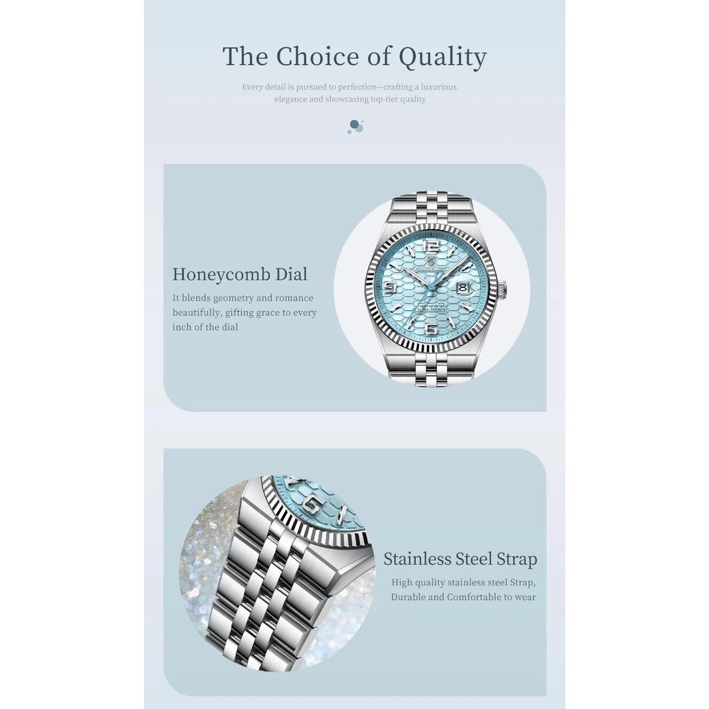 Casual Women's Watches Luxury Stainless Steel Date Watch For Woman Luminous Waterproof Quartz Fashion Wristwatch