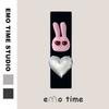 Emo Original Rock White Rabbit Car Seat Belt Cute Car Accessories Personalized Shoulder Pads Anti-Wear Universal