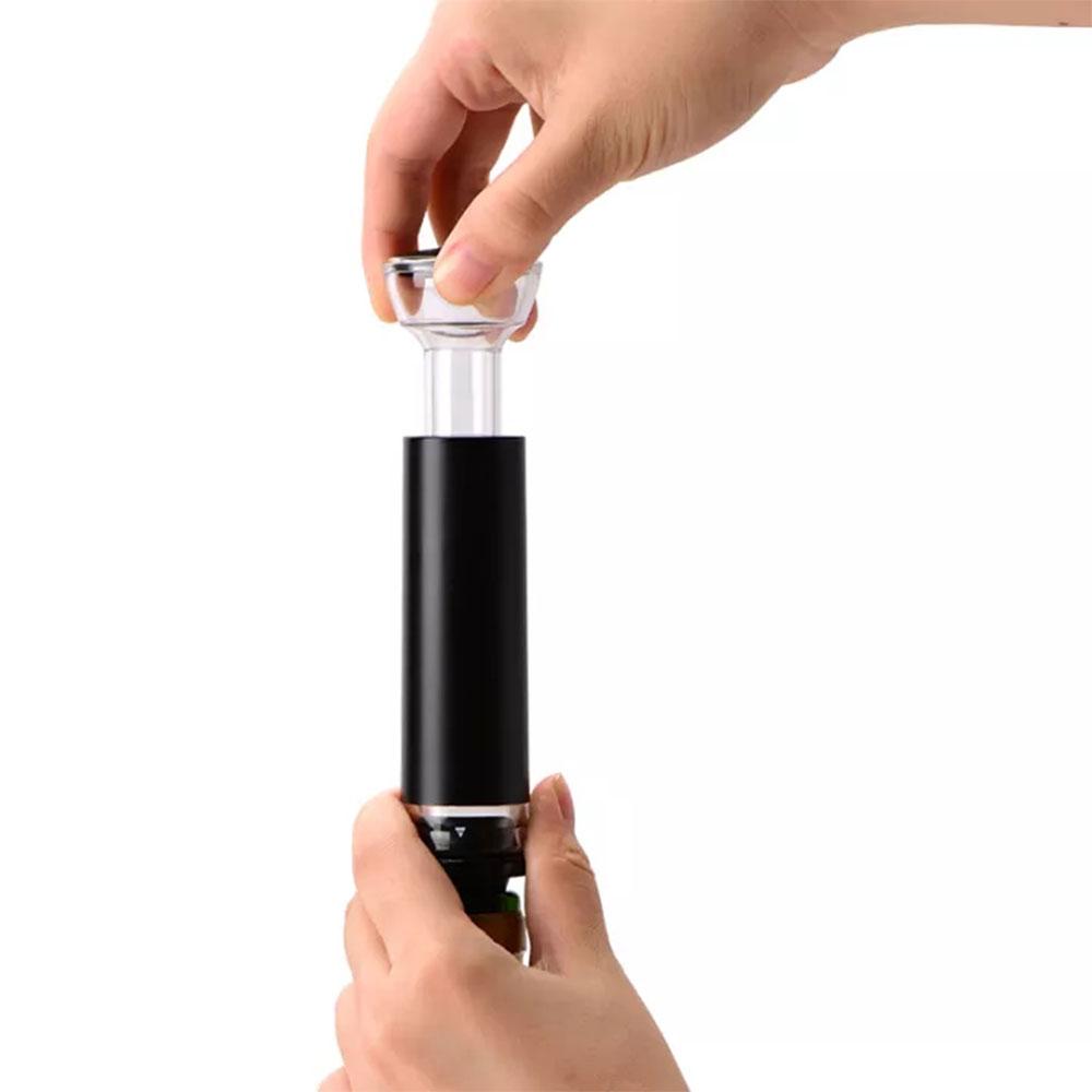 Набор вакуумных пробок для вина со шкалой даты, 1 ручной вакуумный насос и 4 пробки для бутылок вина с памятью, барная посуда