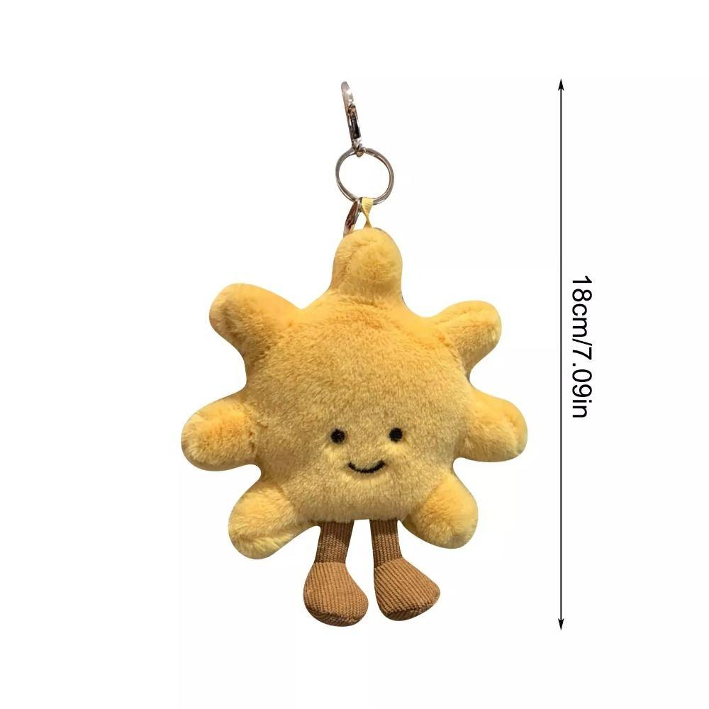 Jellycat Модный Мультяшный Брелок-Подвеска Солнышко Милый Мягкий Плюшевый Подсолнух Брелок-Подвеска Портативная Плюшевая Кукла Подвеска Рождественский Подарок