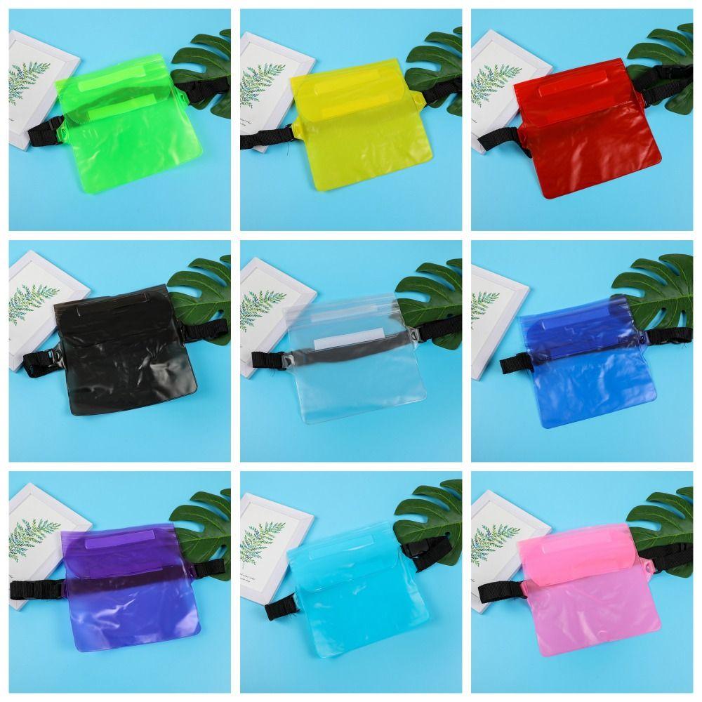 Songkran Waist Waterproof Bag Thicken Swimming Storage Bag Waterproof Phone Bag  Outdoor Sports