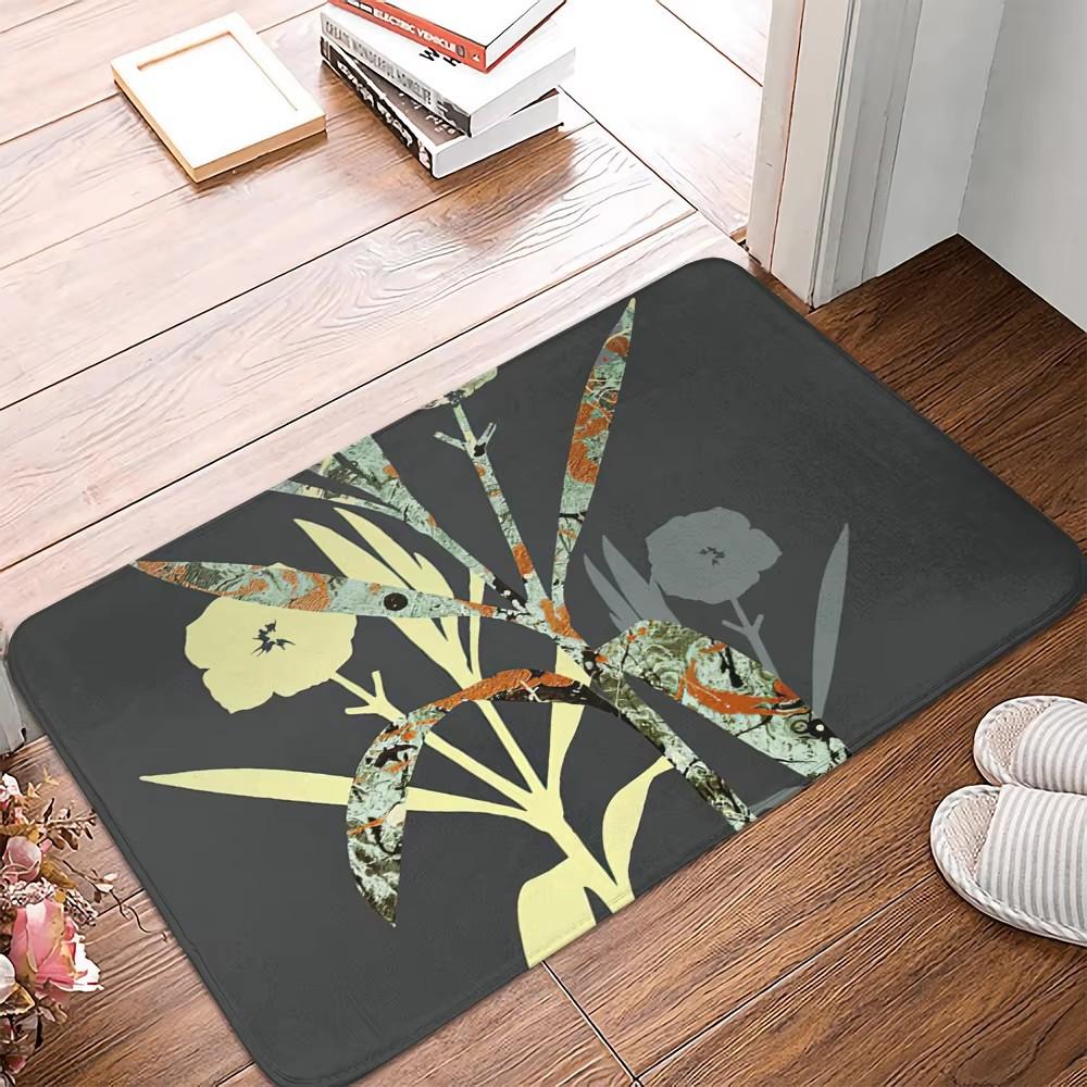 New Vintage Flower Pattern Carpet Home Decor Living Room Carpet Sofa Coffee Mat Washable Non-slip Bath Kitchen Bedroom Floor Mat