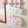 Wall-Mounted Punch-Free Storage Box for WiFi Router/TV Set-Top Box