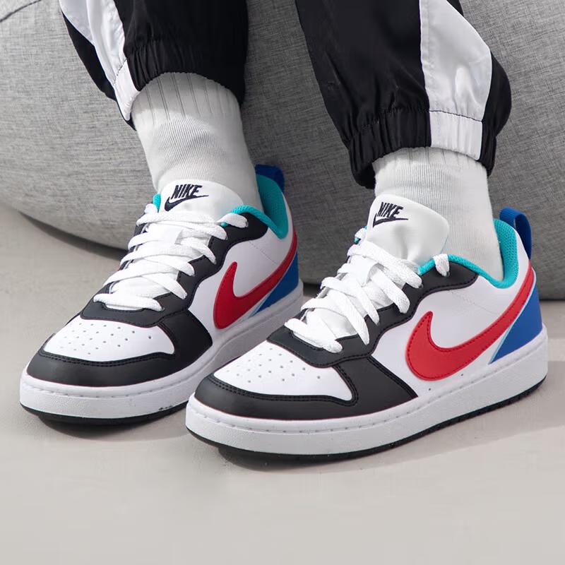 Nike Court Borough Low Recraft GS 'White Red Blue'