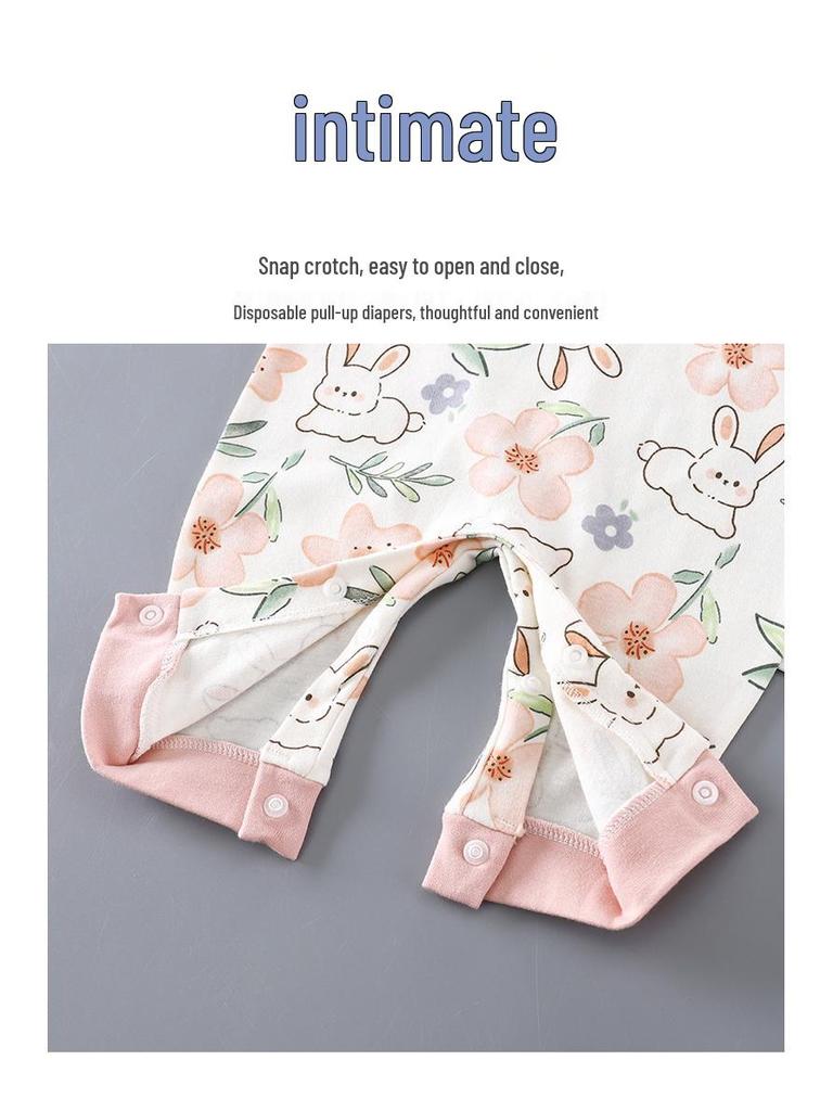 Pure Cotton Baby Romper - Newborn Onesie for All Seasons