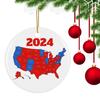 Карта выборов в США 2025 года, орнамент, акриловая карта выборов, рождественское украшение, карта президентских выборов, рождественские праздничные украшения 2025 года