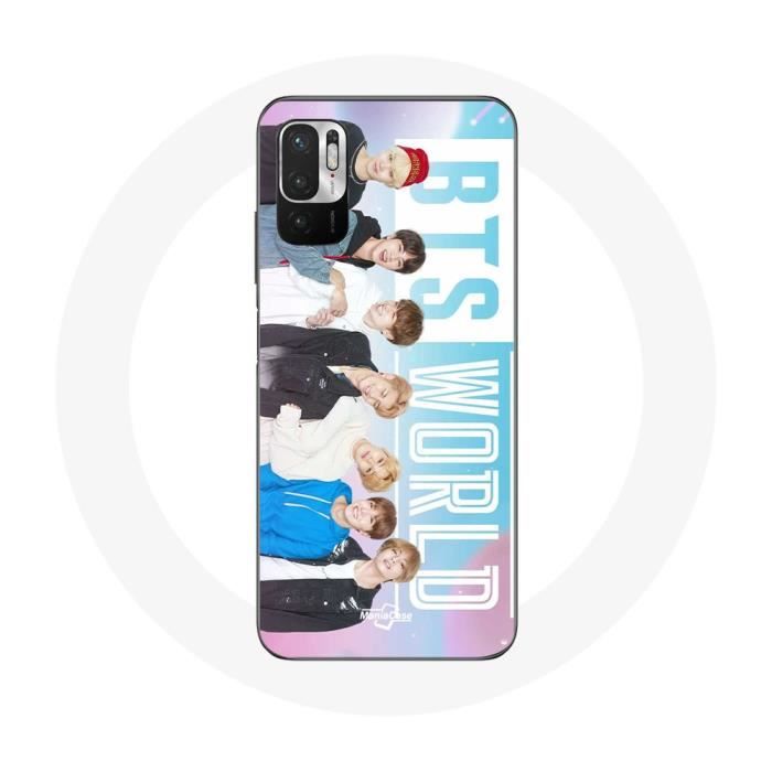 Coque pour Xiaomi Redmi Note 10T 5G Bangtan Garçons BTS WORLD Jeu vidéo