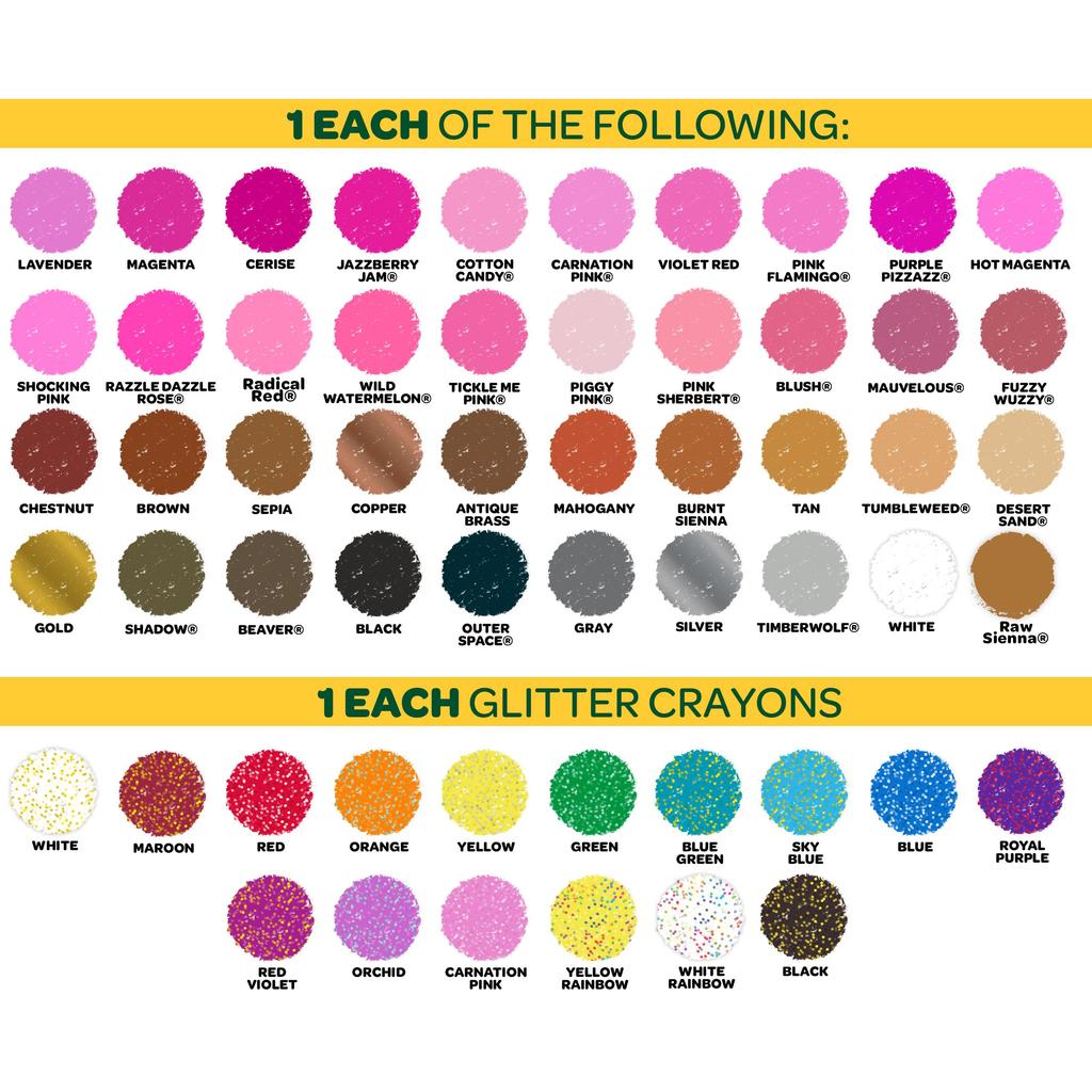 Crayola Crayon 152 цвета с футляром точилка для мелков Ultimate Crayon Collection оригинальный продукт 520030 &