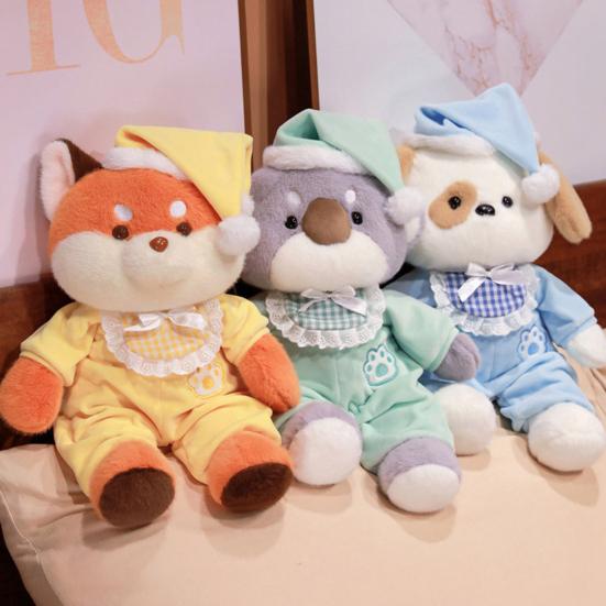 Yousheng Koala плюшевая игрушка 15,78 дюйма мягкая плюшевая игрушка лиса собака плюшевая кукла милый спящий компаньон подарок для всех возрастов