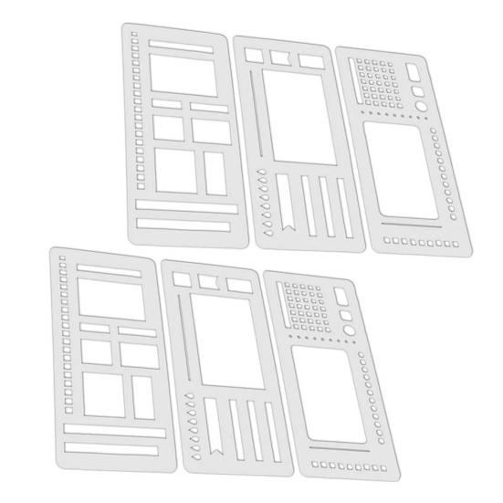 36925 Наборов Ручная работа Гибкий Шаблон для Записей Сделай сам Скрапбукинг Точечная Сетка