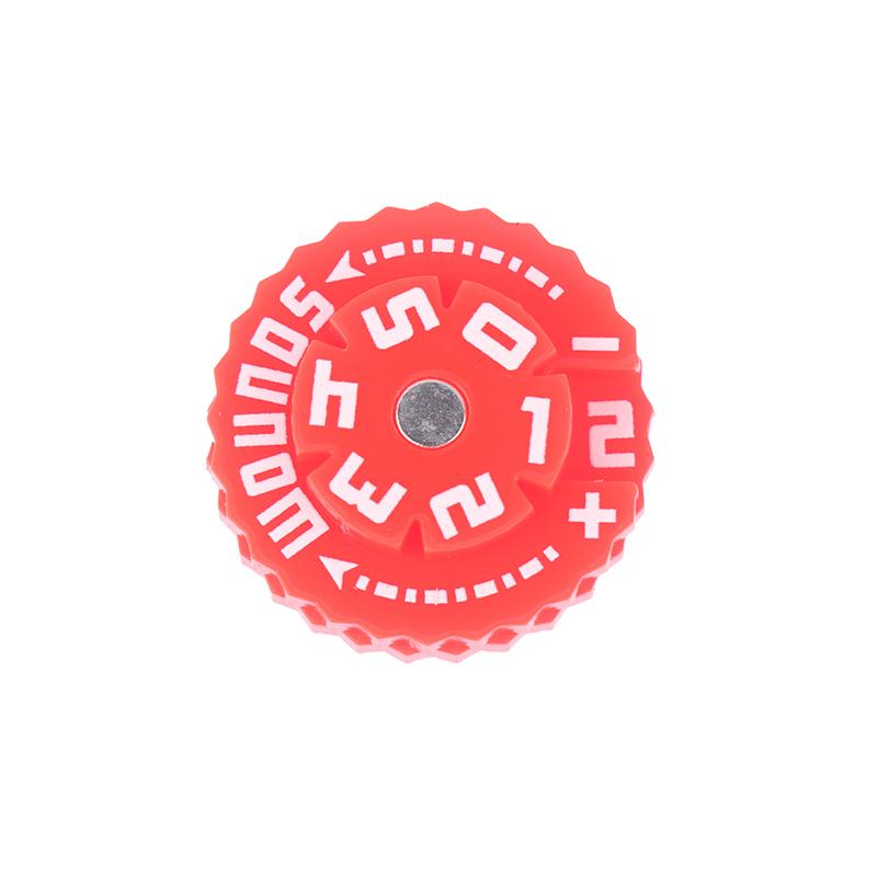 Высококачественный 25-миллиметровый счетчик ран 0-59 случайных цветов, инновационный и практичный счетчик для настольных игр