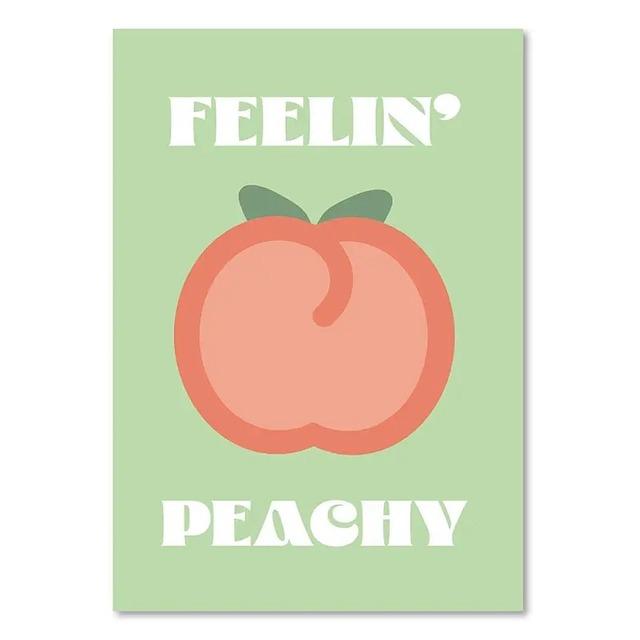 1 шт. настенная живопись на холсте цветная гостиная домашний декор клубника любовь интерьер картины бабочка подсолнух спальня для девочек без рамки