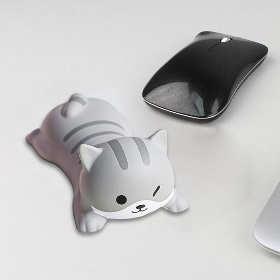 Милая подставка для запястья в виде мыши в виде животного, эргономичная, обезболивающая, нескользящая, для кошек, свиней, кроликов, собак, компьютерная мышь, подушка для поддержки запястья, аксессуары для ПК