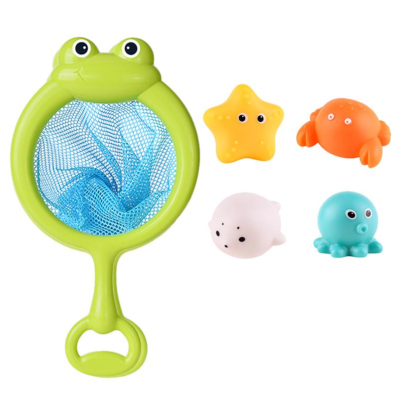 Милые Животные Игрушка для Ванны Светящаяся LED Игрушки Плавающие Водные Мягкий Резиновый Поплавок Индукционная Светящаяся Утка для Детей Игры Забавные Подарки