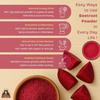 Nairuti Vyutpadan Beetroot Powder 200g | 100% Pure Dried Beetroot | Natural Superfood for Smoothies, Juices, Cooking & Baking