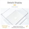 Transparent Food Container with Drain Tray Large Capacity Vegetable Fridge Organizer  Kitchen