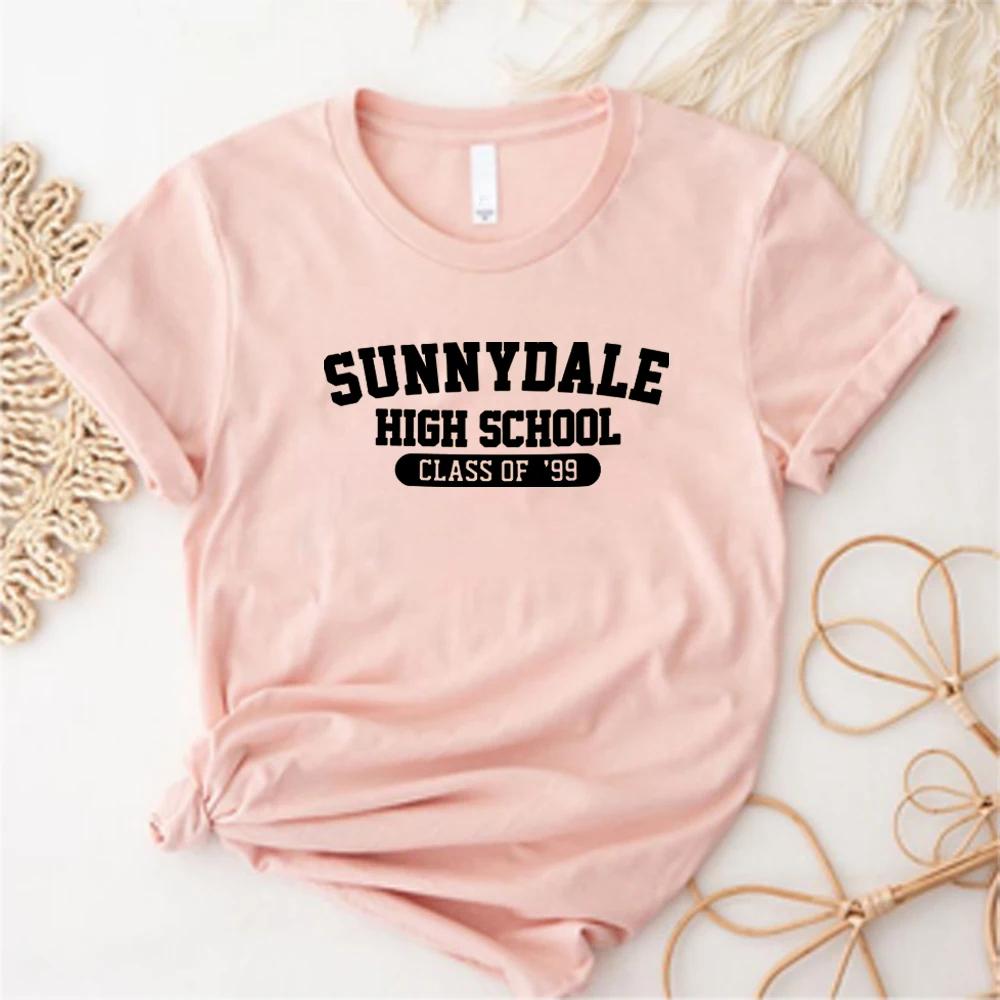 Футболка Sunnydale High School Class of '99 Футболка Buffy - истребительница вампиров Футболка Sunnydale Унисекс Топы с коротким рукавом