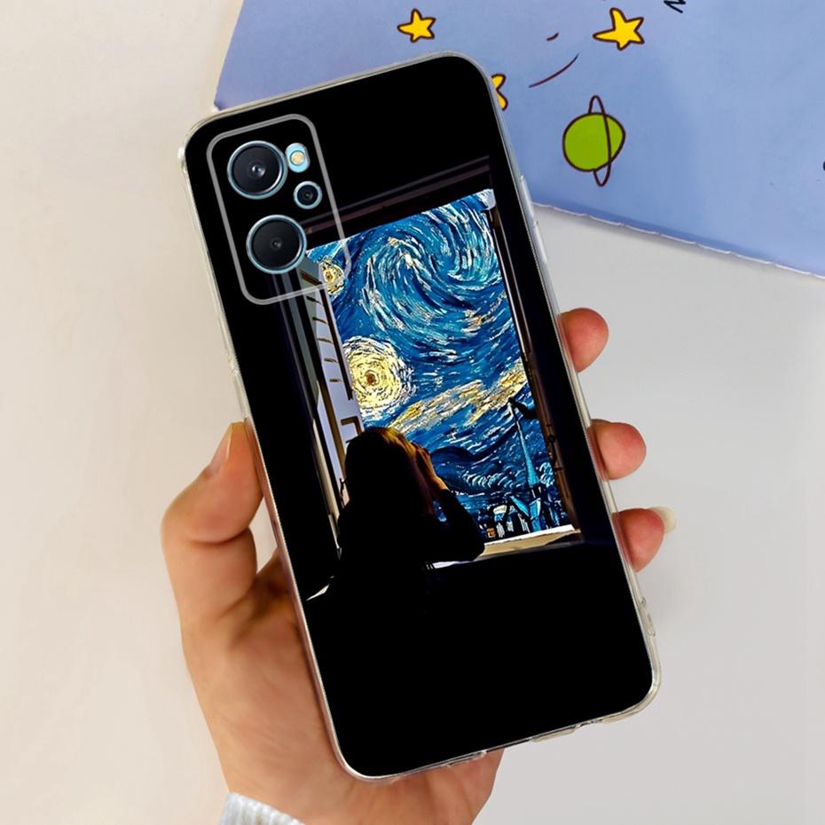 Модный чехол с рисунком для Realme 9i RMX3491, мягкая силиконовая TPU задняя крышка для чехлов телефона Realme9i 4G