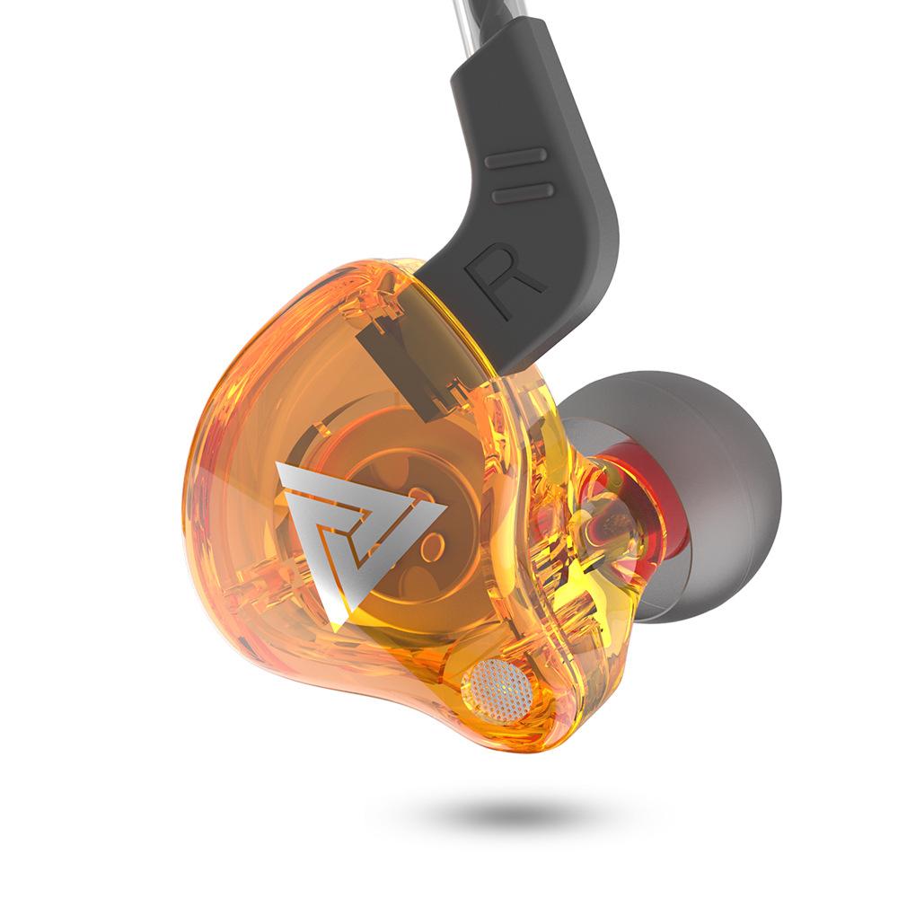 QKZ AK6 Универсальные спортивные наушники HiFi 3,5 мм, наушники-вкладыши для бега с микрофоном, гарнитура