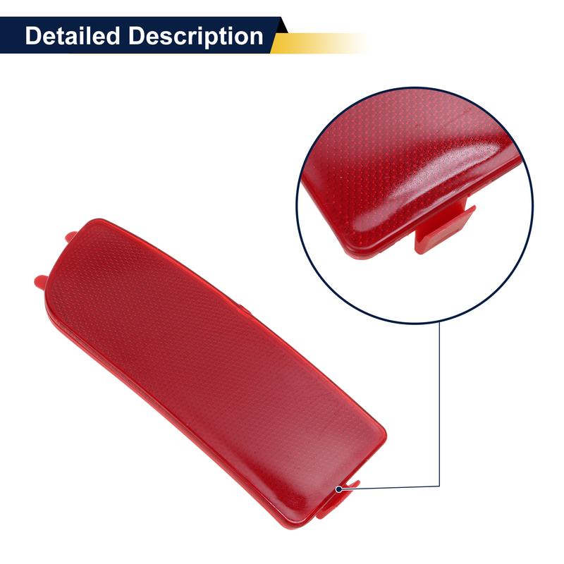 X Autohaux Rear Left Bumper Reflector for Mercedes-benz Sprinter W906 2006-2024 Red 1 Pc