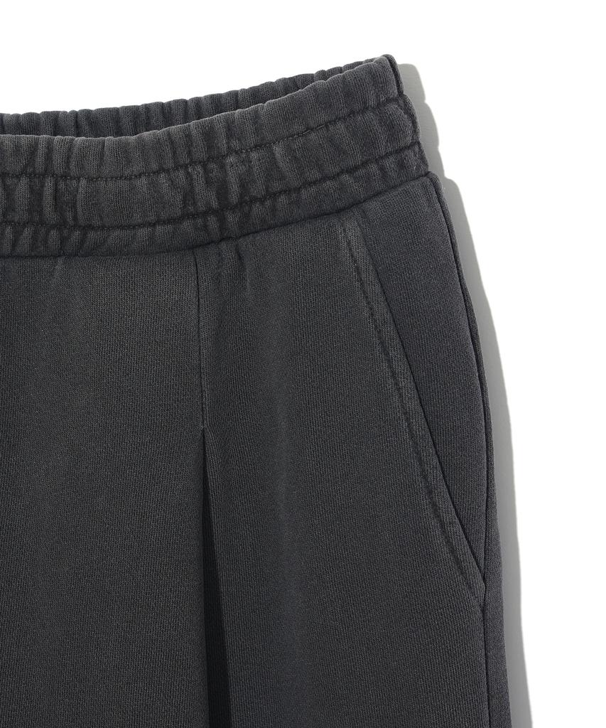 PENDULUM Garment-Dyed Single-Pleat Wide Pants Lq6Pu185_Charcoal