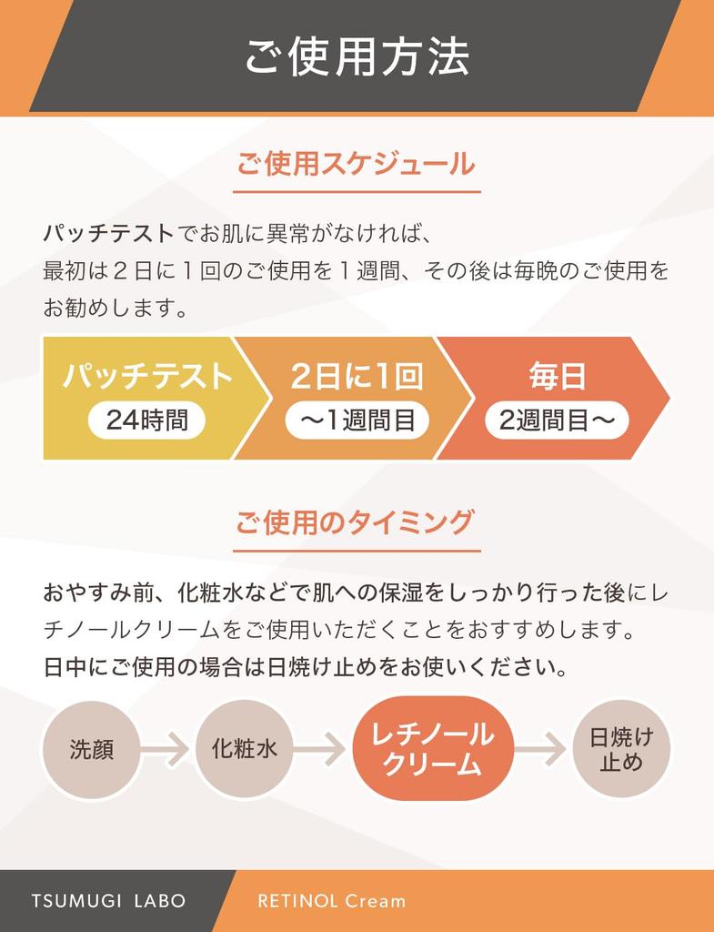 Tsumugi Labo Retinol Cream Beauty Serum неразбавленный раствор высокой концентрации комбинированный 30 г 5%