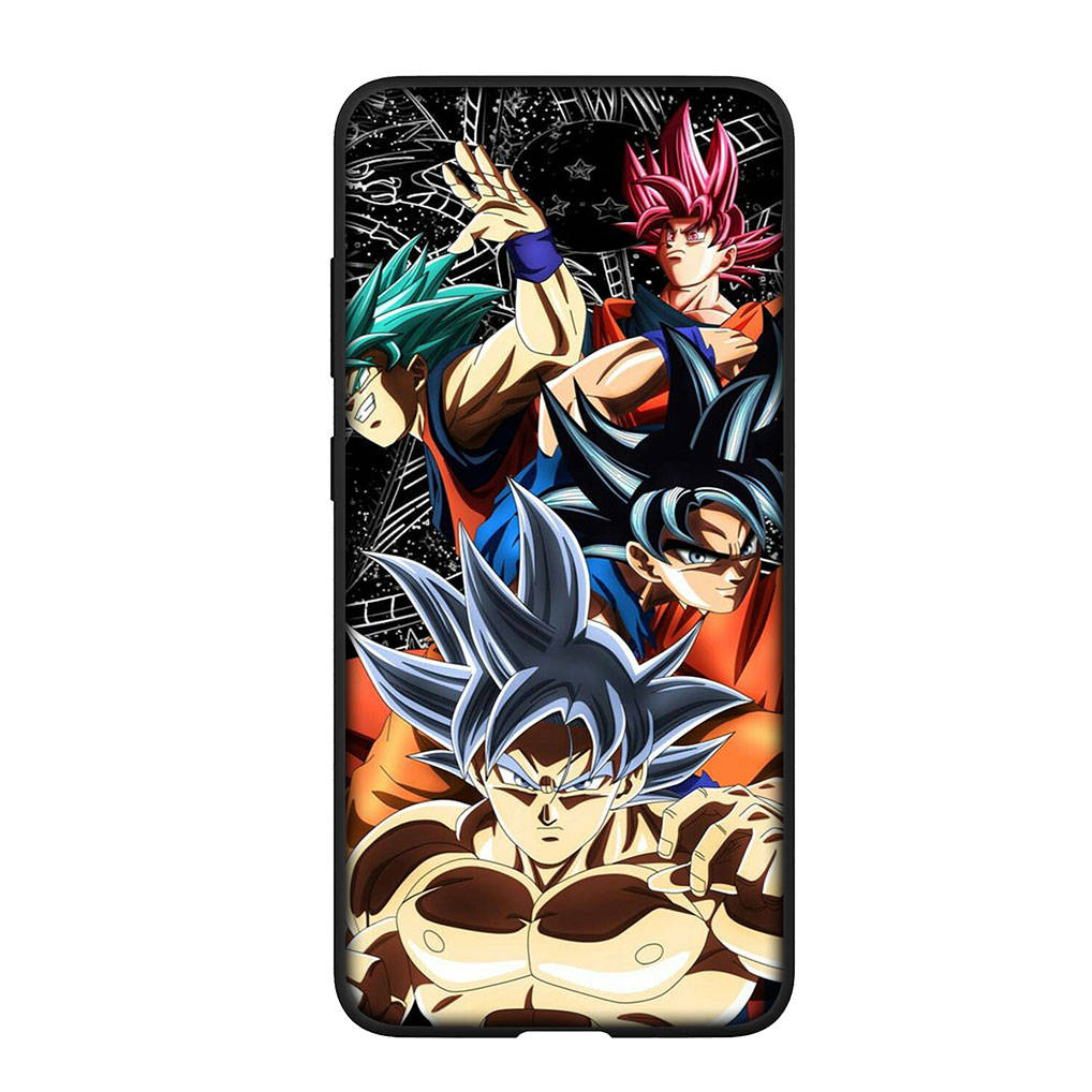For Samsung Galaxy S24 S23 iPhone 15 14 Xiaomi Redmi Note 13 12 11 8 Plus 10 9 Pro Max X XR Phone Case Super Goku Dragon Ball DragonBall OPPO Huawei