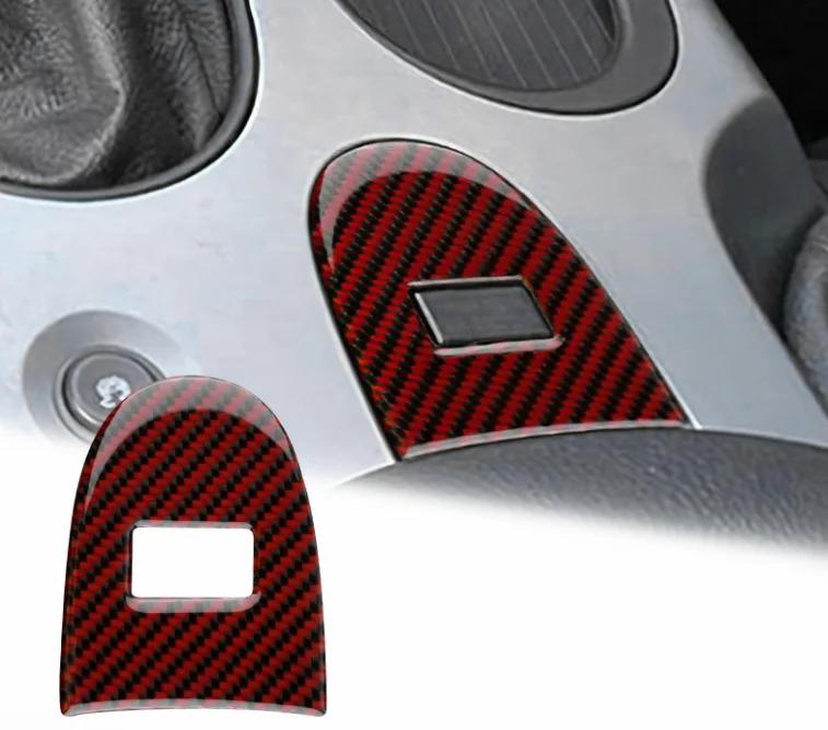 Gear Shift Panel Cover Trim for Chevrolet Corvette C6 2005-2007 Interior Accessory Carbon Fiber Style
