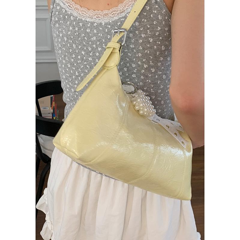 Fashion Commuter Armpit Bag Women's Summer New Casual Simple Gentle Wind Shoulder Messenger Bag