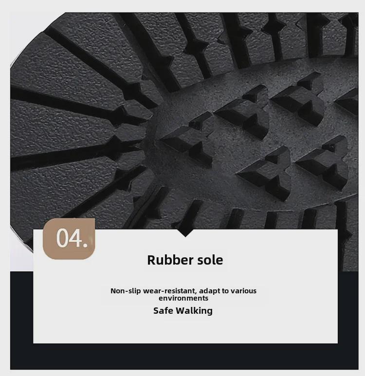 2025 Men's Breathable Thick-Soled Casual Leather Shoes - Trendy British Style