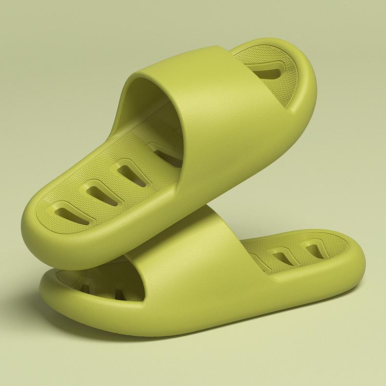 Тапочки для душа для мужчин и женщин, летние домашние домашние сандалии и тапочки для ванной из ЭВА, ощущение наступления на фекалии.