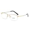 Titanium Alloy Reading Glasses for Men Women Fashion Trendy Business Half Frame Eyewear Anti Blue Light Presbyopia Eyeglasses