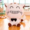 Big Cat Face Plush Toy Soft Stuffed Animal Doll Bedroom Decoration Kids Gift