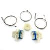 BWR1086 Electric Power Window Lifter Regulator Repair Kit Front Right Door for VW Tiguan MK1 5N 2007-2018 5-Door SUV 5N0837462