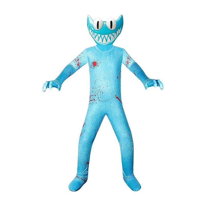 Roblox Children'S Cartoon Cos Suit Green Halloween Costume Little Red Doctor Ant-Man Onesie Rainbow Friend