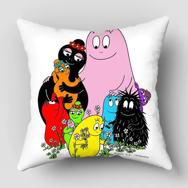 Наволочки Барбапапа Животные Снеговик Принт Наволочка Декоративная Зимняя Праздничная Вечеринка для Дивана