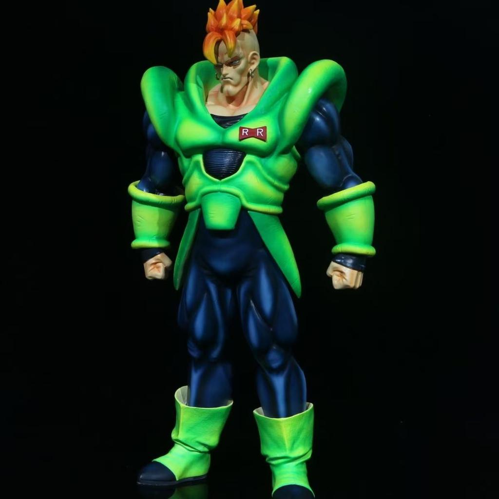 Студия Shengchuang Dragon BallZ Супер Злодей Андроид 16 SSj3 Гоку 16,14 дюйма / 41 см Движущаяся ПВХ Фигурка Любимые Фигурки горячие игрушки Подарки