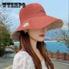 Двусторонняя маленькая рыбацкая шляпа с изображением Дейзи, женская летняя солнцезащитная шляпа с большим краем и солнцезащитным козырьком