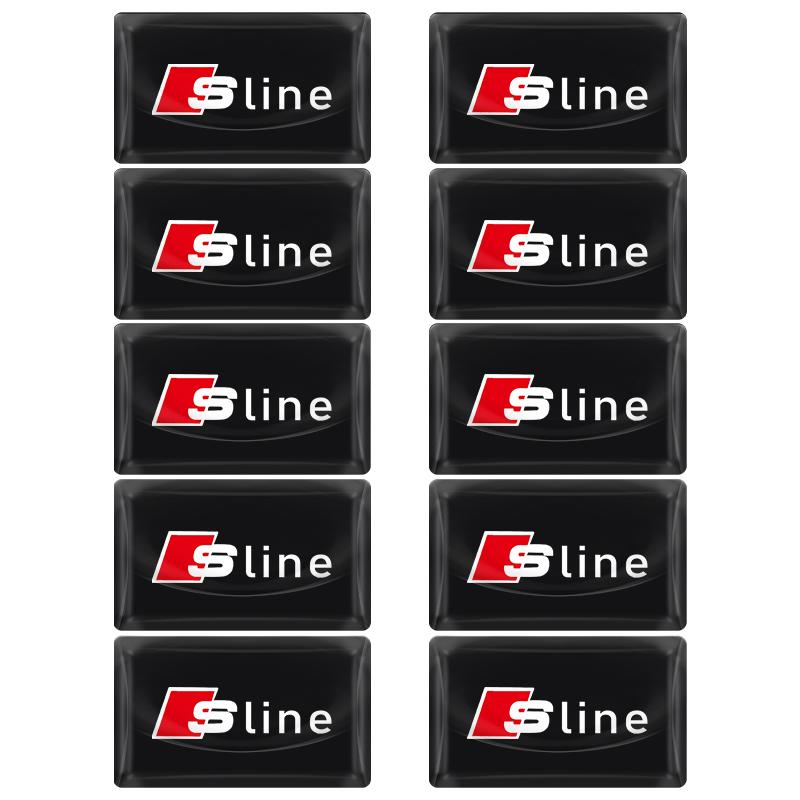 Автостайлинг 3D Эпоксидные Наклейки для Украшения Рулевого Колеса и Приборной Панели Автомобиля Для Audi A7 A8 A3 A4 A5 A6 TT Q3 Q5 Q7 A1 B5 B6 B7 B8 B9 8P C6 C5 C7