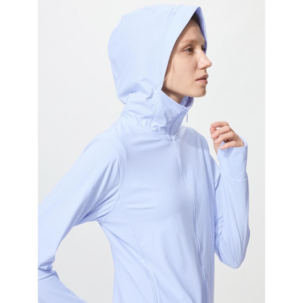 Uniqlo Япония Ультраэластичная Худи на молнии Air Rhythm с защитой от УФ-лучей