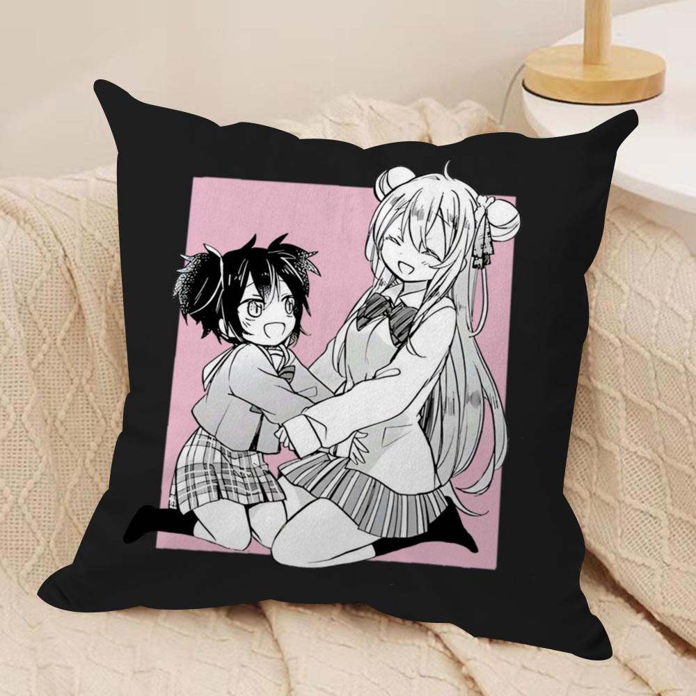 HHappy SSugar Life Cushion Cover Soft Plush Fabric DoubleSided Printed Sofa Cushion Cover for All Seasons Home Decor Gift