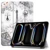 Чехол для apple ipad pro 11 2024 PU Flip Stand Cover для Apple iPad Pro 11 дюймов (М4) Чехол для планшета Funda