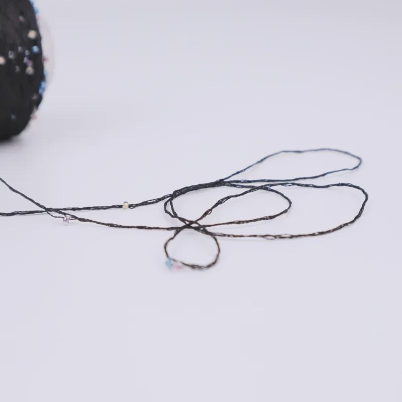 Шелковая нить Siyue Rice Beads для ручного плетения жемчужной пряжи и шерстяного вязания.