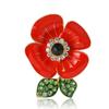 Exquisite Creative Alloy Enamel Poppy Brooch Versatile Fashion Women'S Clothing Brooch Ornament Pin