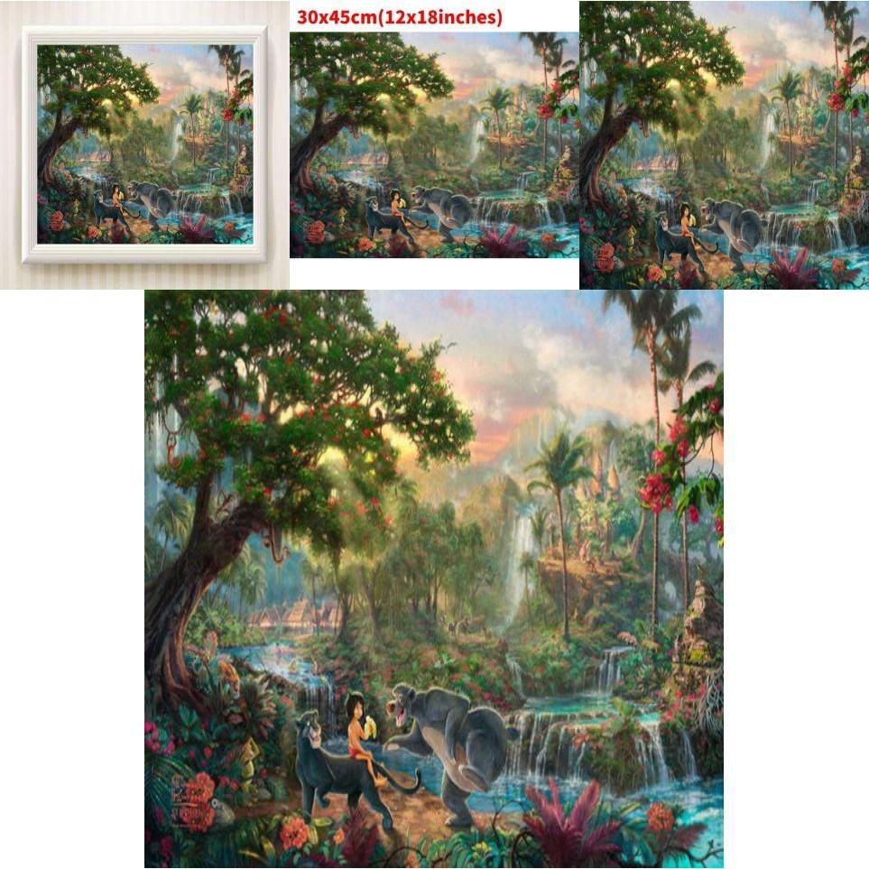 Холст Настенное Искусство Принцесса Русалочка Для Современного Сказочного Декора Спальни Мультяшный Стиль Красочная Картина С Рамкой Распылением Различные Размеры