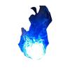 Halloween Floating Fireball Prop Mysterious  Plastic Suspension Flame Lamp